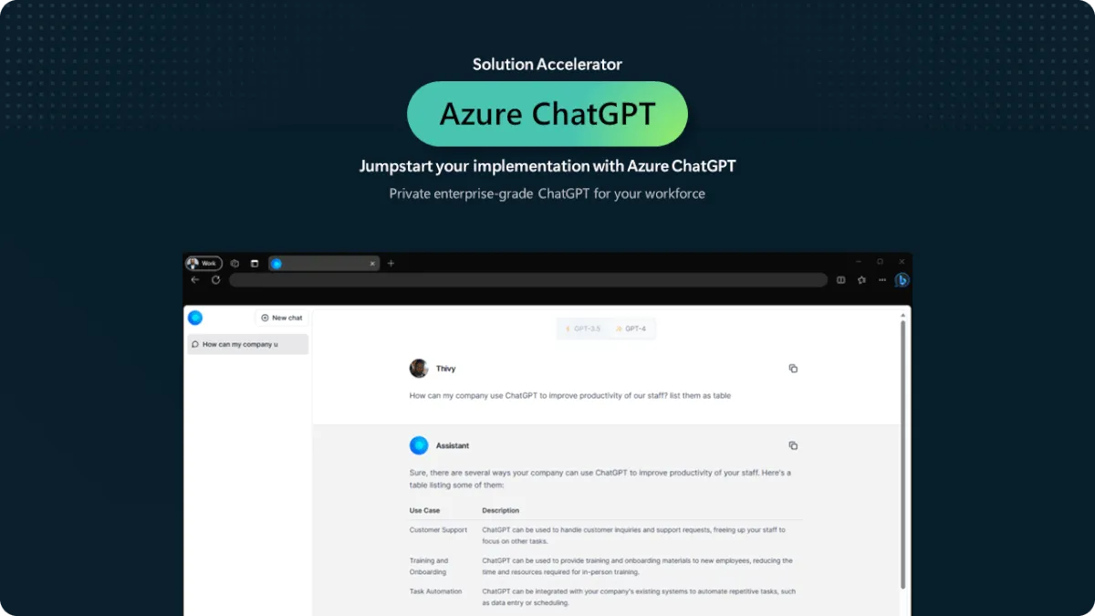 Microsoft謹製エンタープライズ向けPrivate ChatGPT(Azure ChatGPT)が公開されたのでローカル環境で動かしてみた
