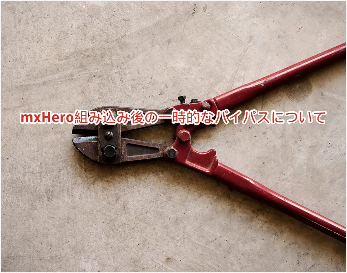 mxHero組み込み後の一時的なバイパスについて(2022/06/02更新)
