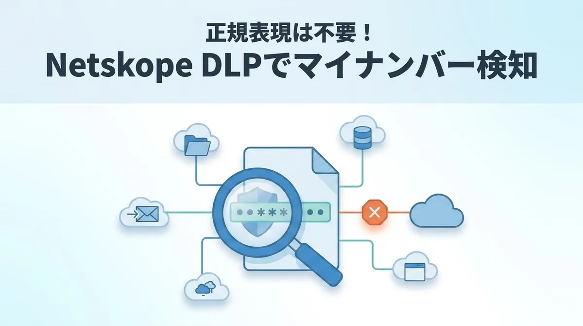 正規表現は不要！　Netskope DLPでマイナンバー検知