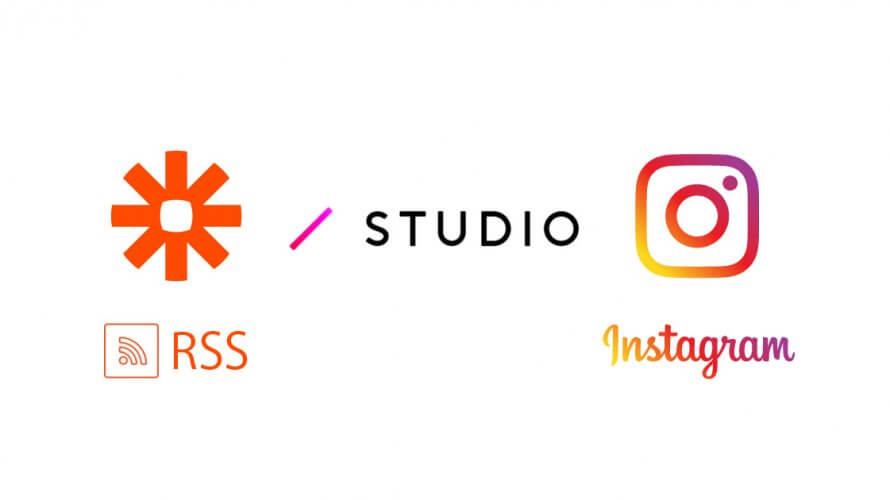 RSS by Zapierでinstagramの内容をSTUDIOに配信する
